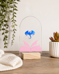 Dragon Book Desk Sign