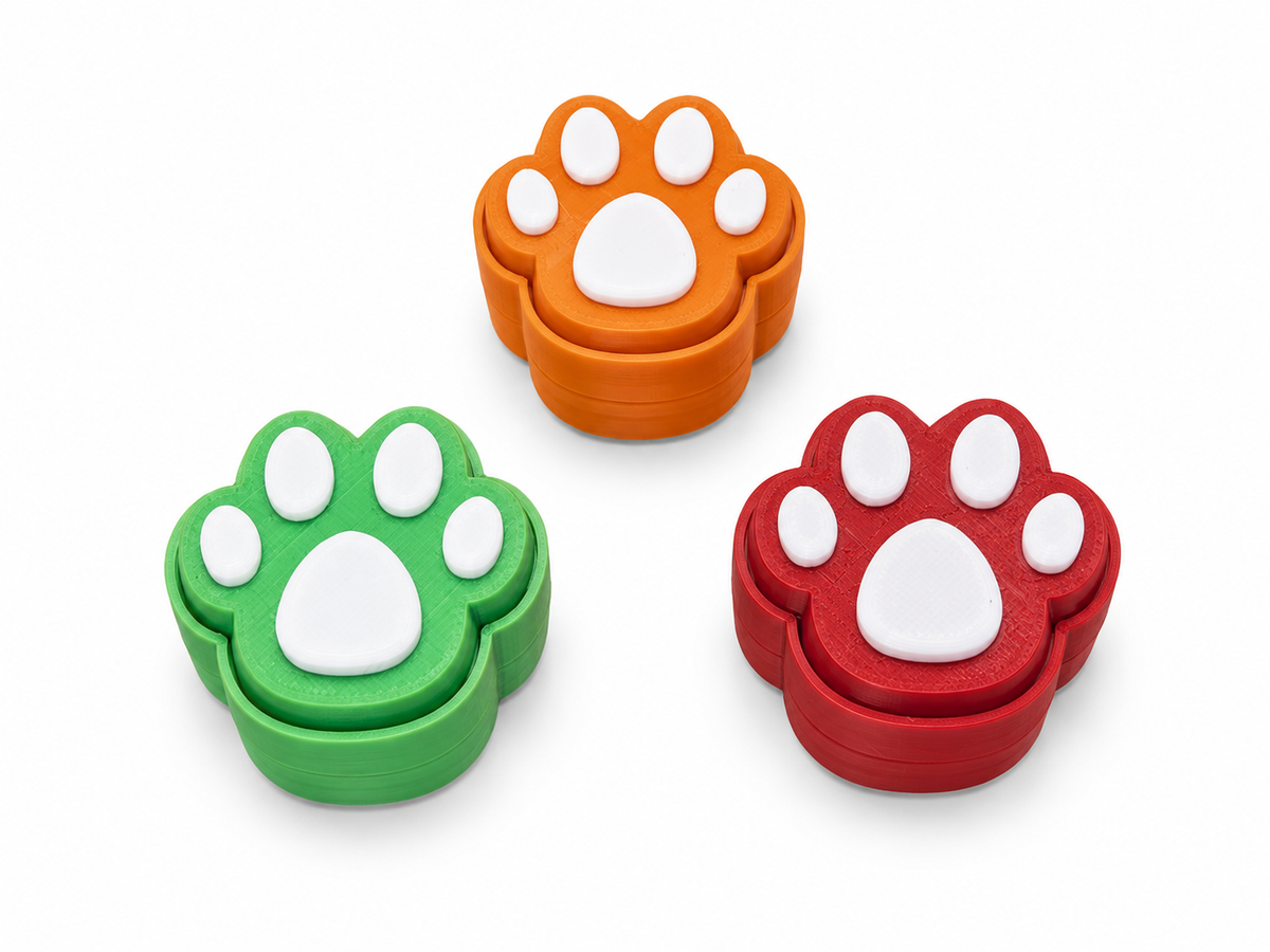 Paw Print Clicker Set