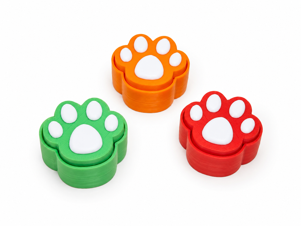 Paw Print Clicker Set