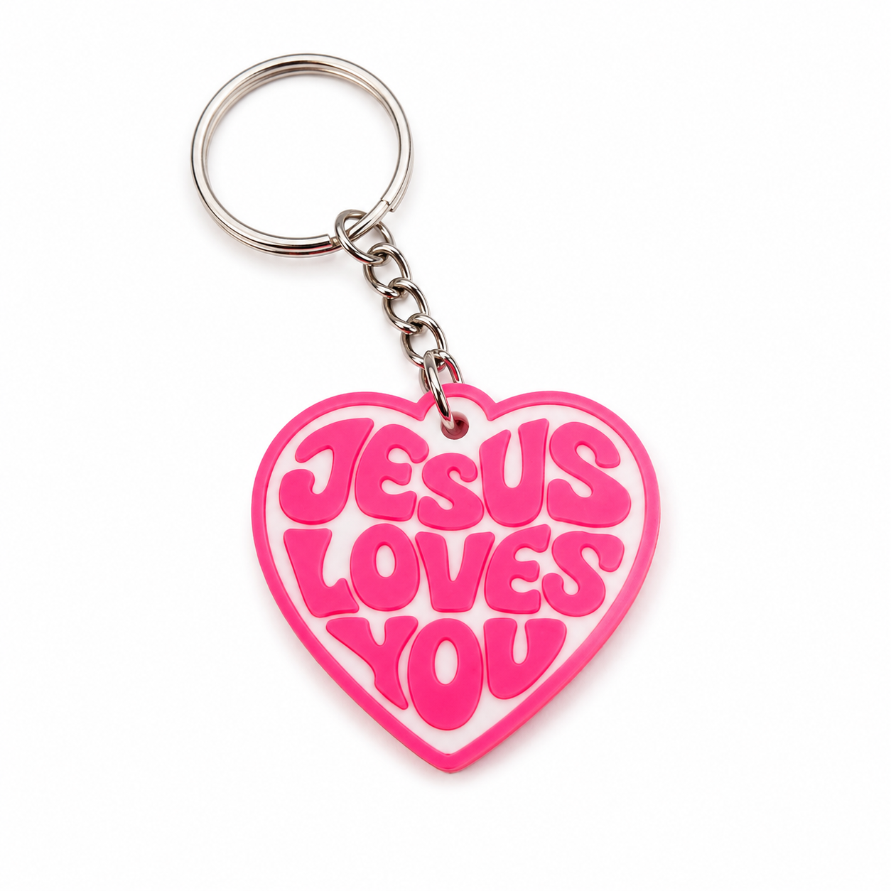 Jesus Loves You Keychain